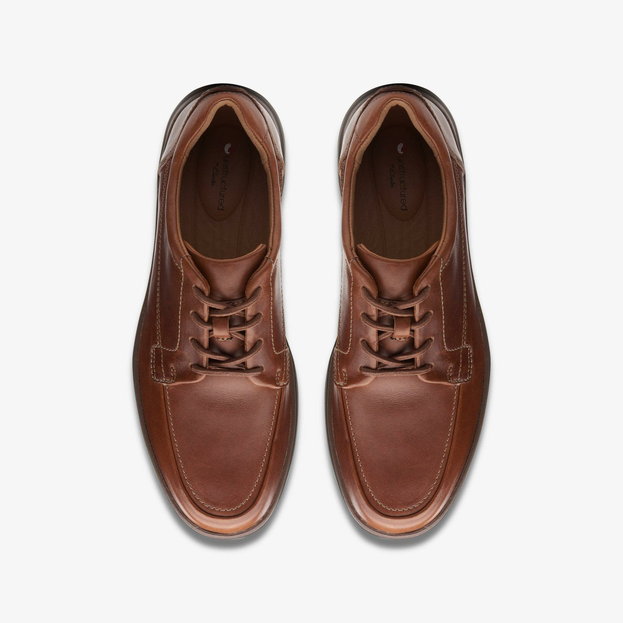 Men Un Abode Ease Dark Tan Leather