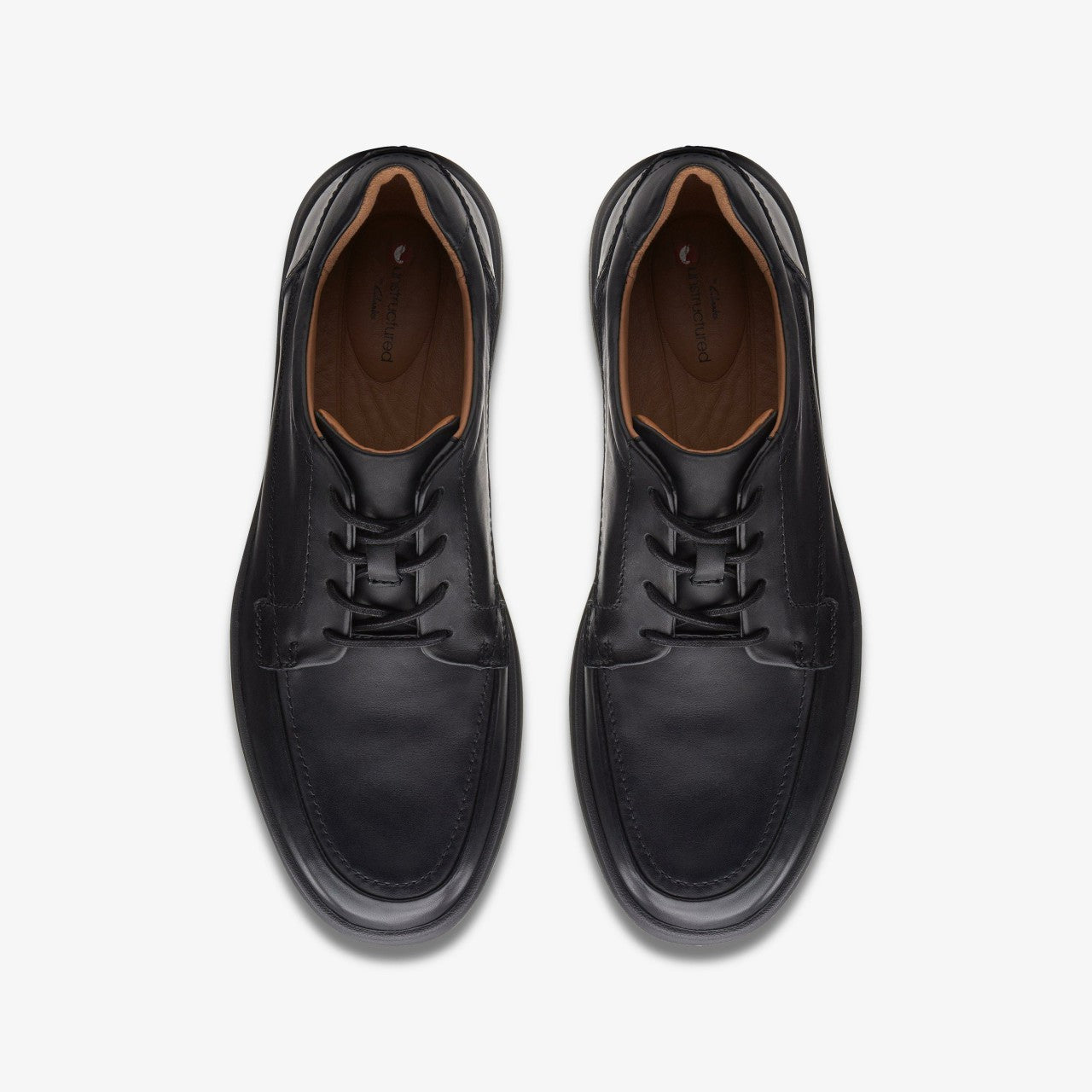 Men Un Abode Ease Black Leather