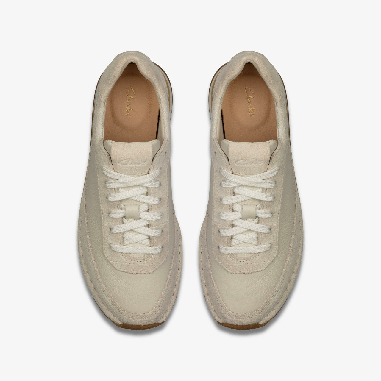 Women Craft Run Lace White Suede
