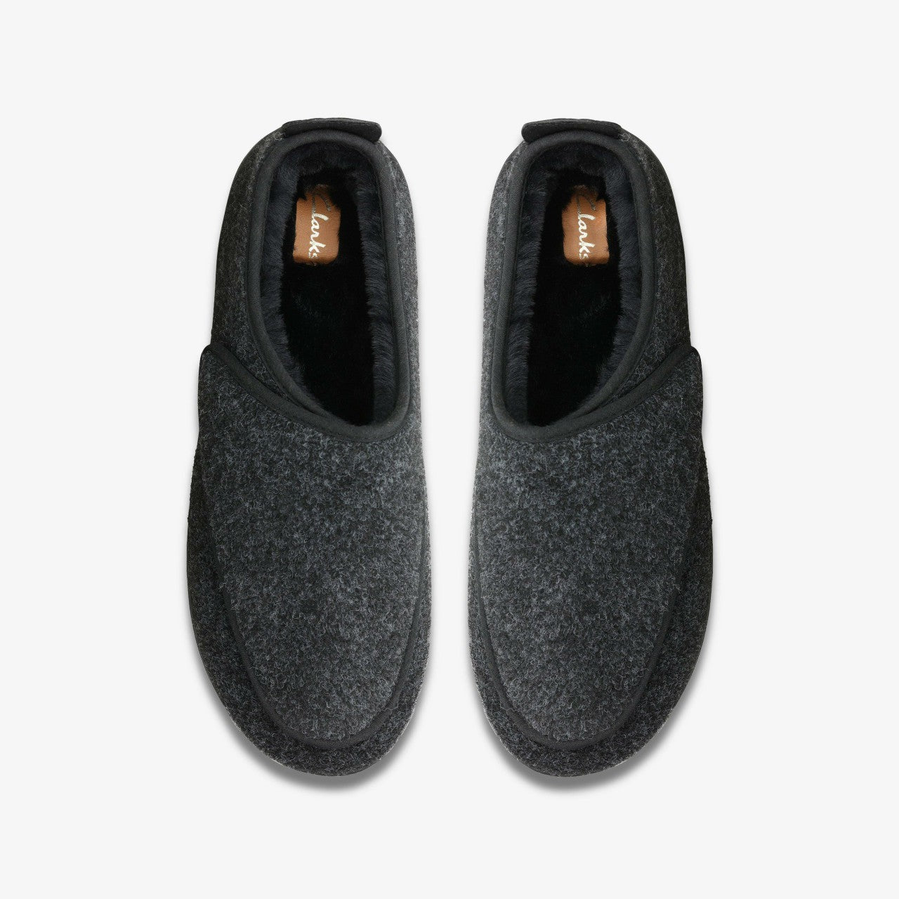 Men King Riptape Slipper Dark Grey Felt