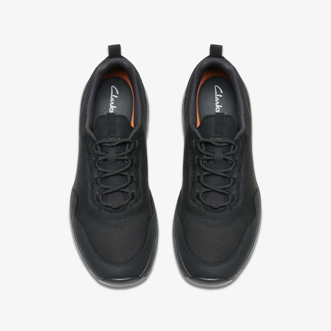 Men Clarks Pro Knit Black
