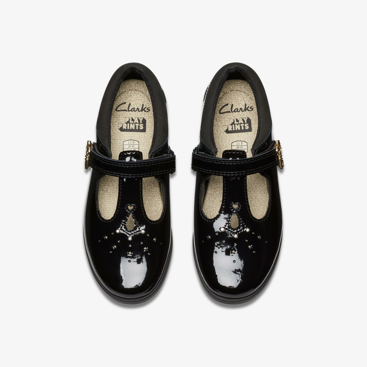 Kids Lock Shine Kid Black Patent