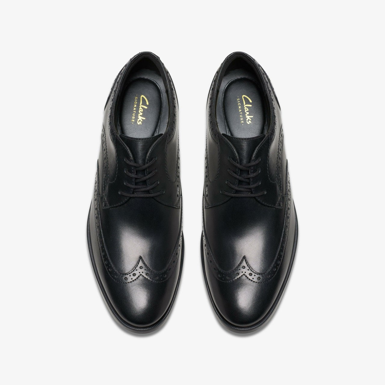 Men Brandon Limit Brogue Black Leather