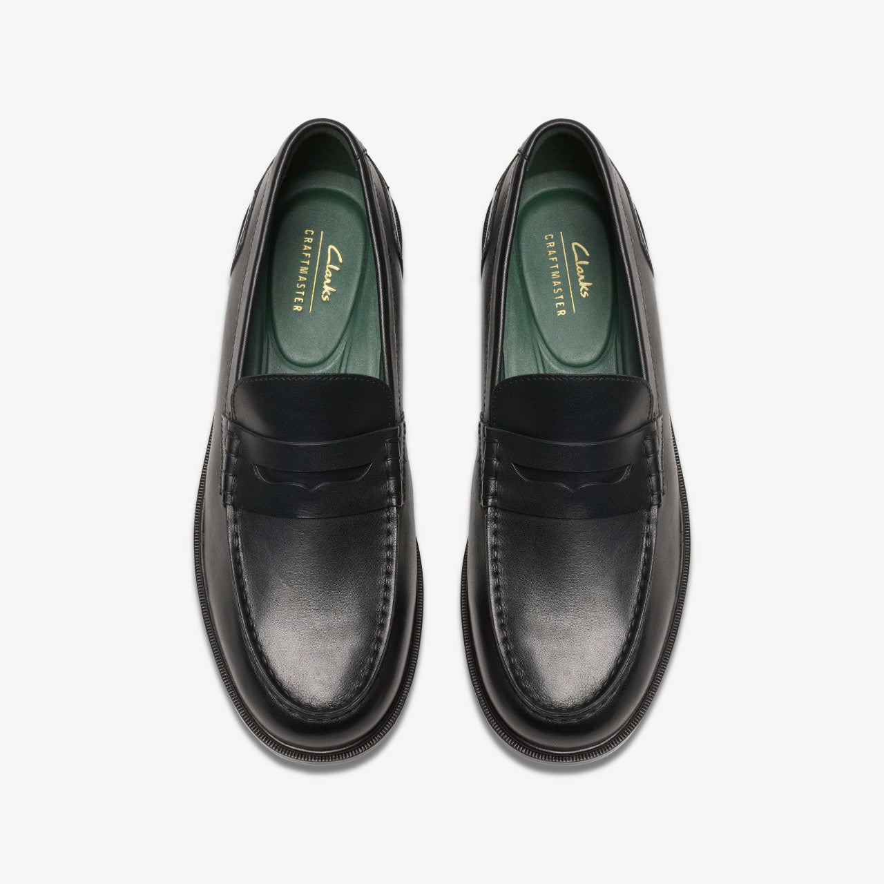 Men Craft James Lo Loafer Black Leather