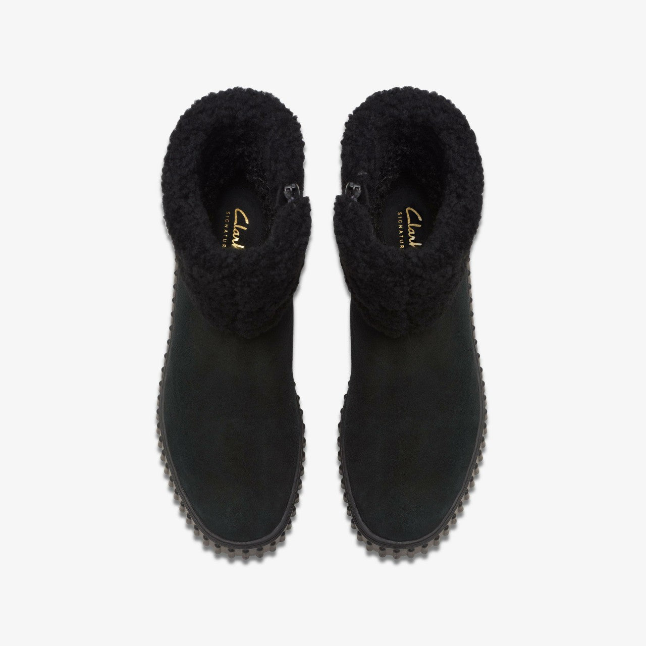 Women Torhill Turn Black Warmlined Suede
