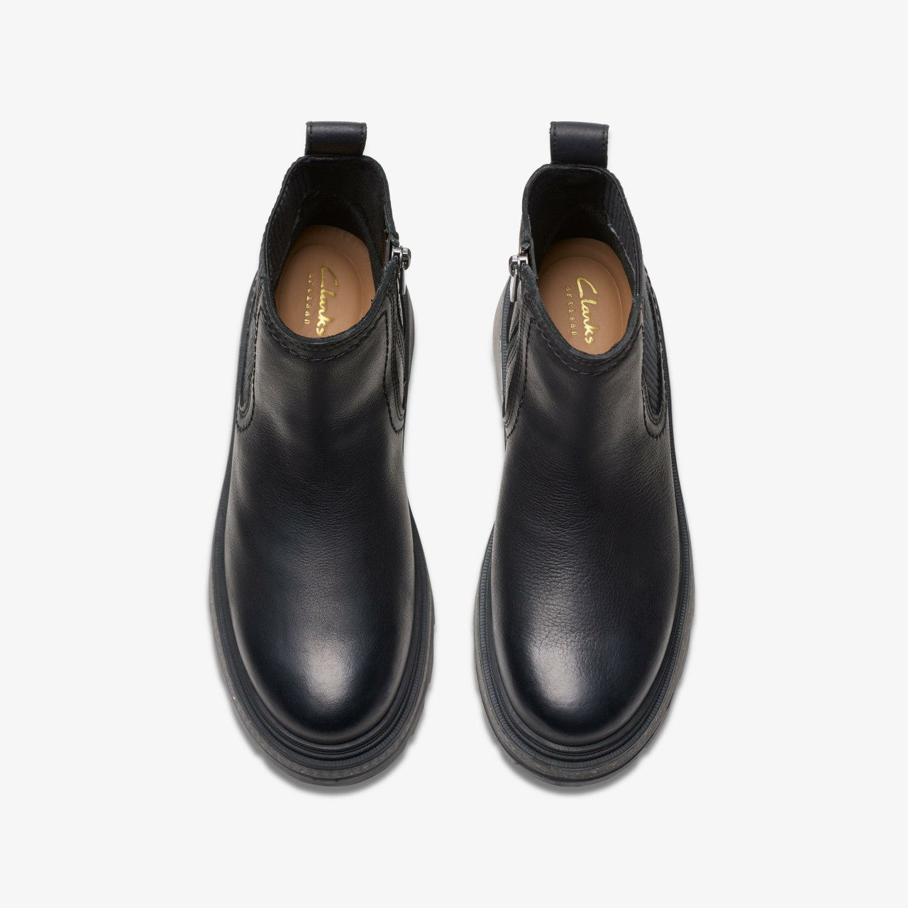 Women Hencroft Step Waterproof Black Leather