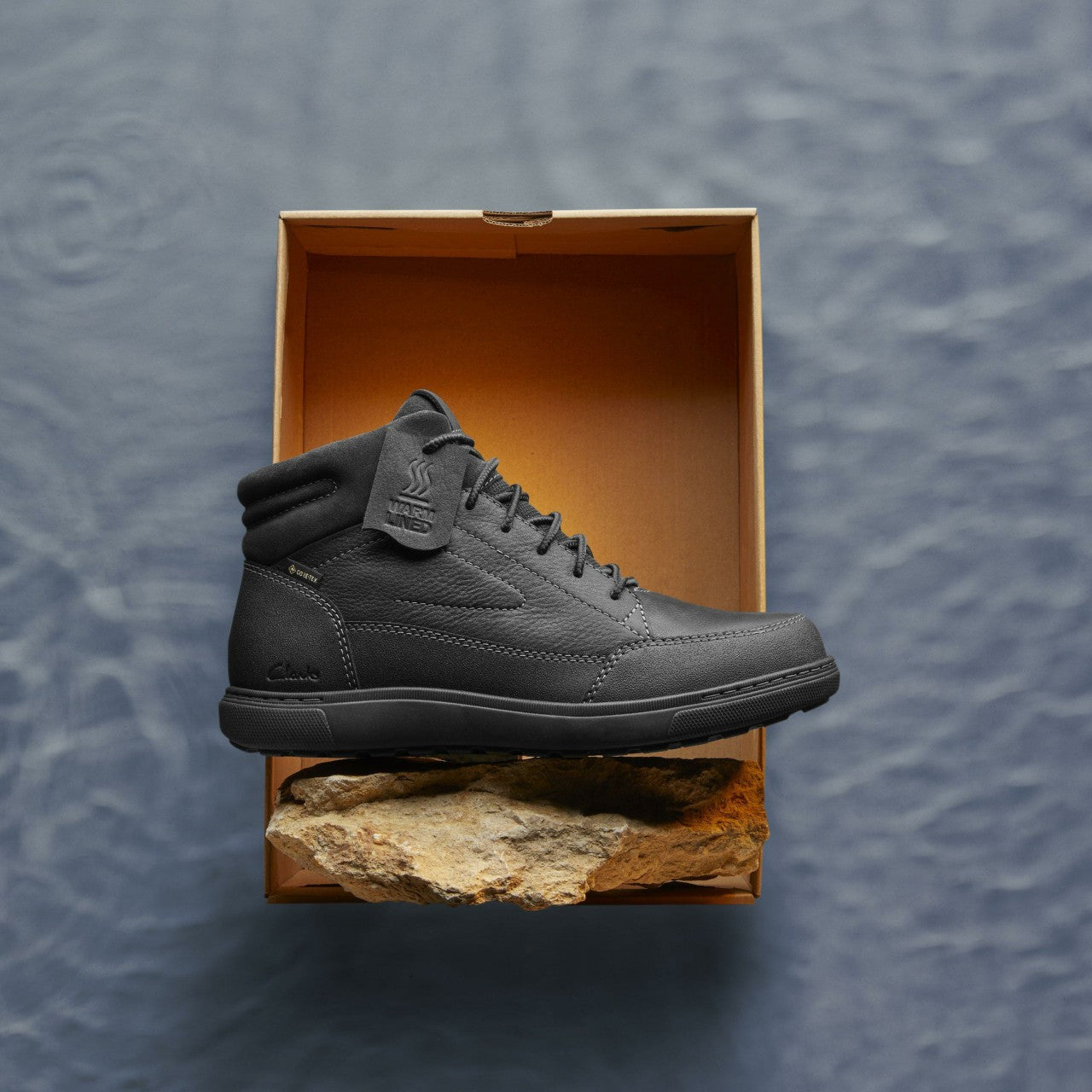 Men Mapstone Hi GORE-TEX Black Warmlined Leather