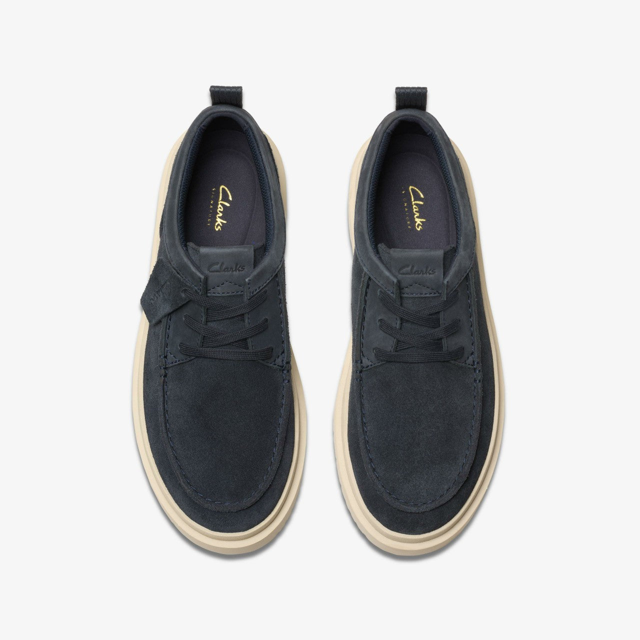 Men Polden Moc Navy Suede