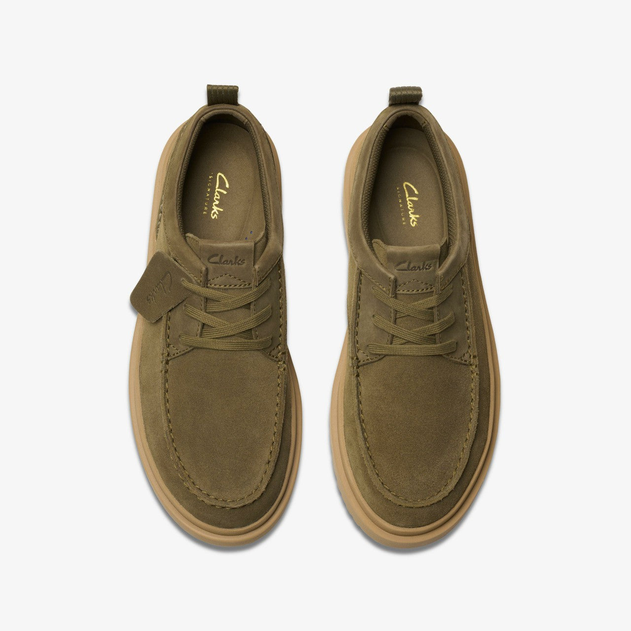 Men Polden Moc Olive Suede