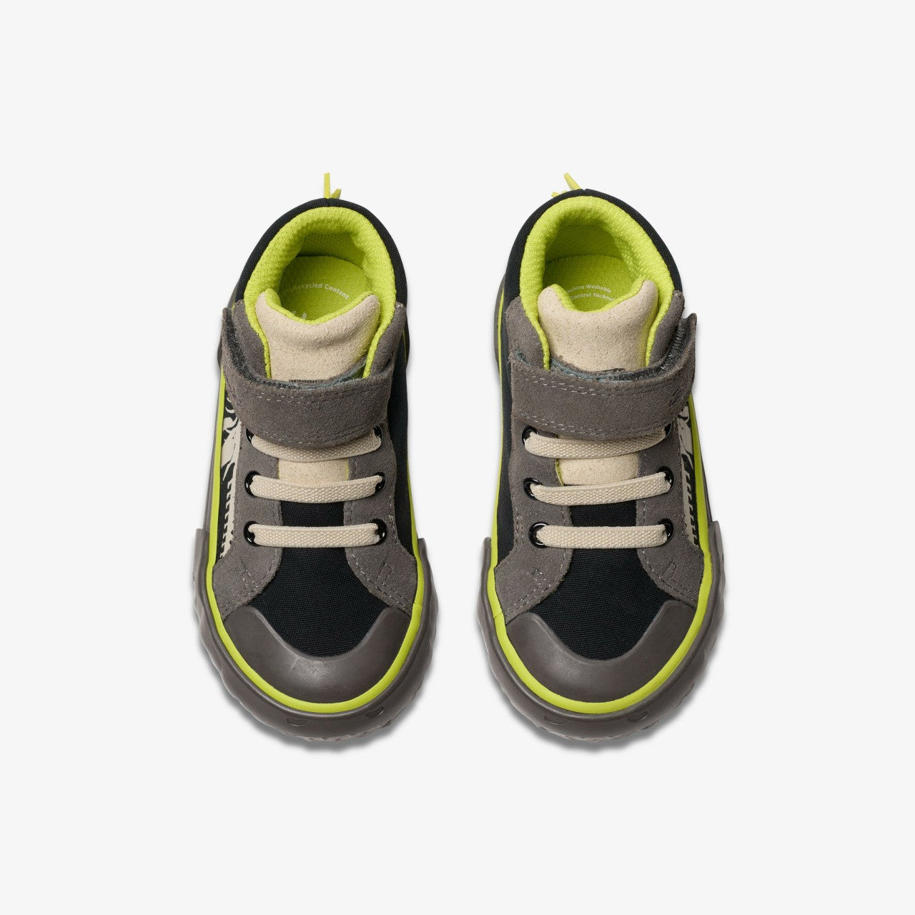Kids Foxing Rex Hi Toddler Black Canvas