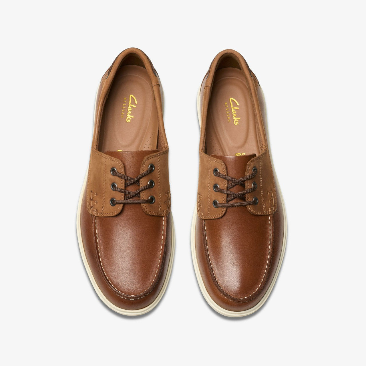 Men Bratton Boat Dark Tan Leather
