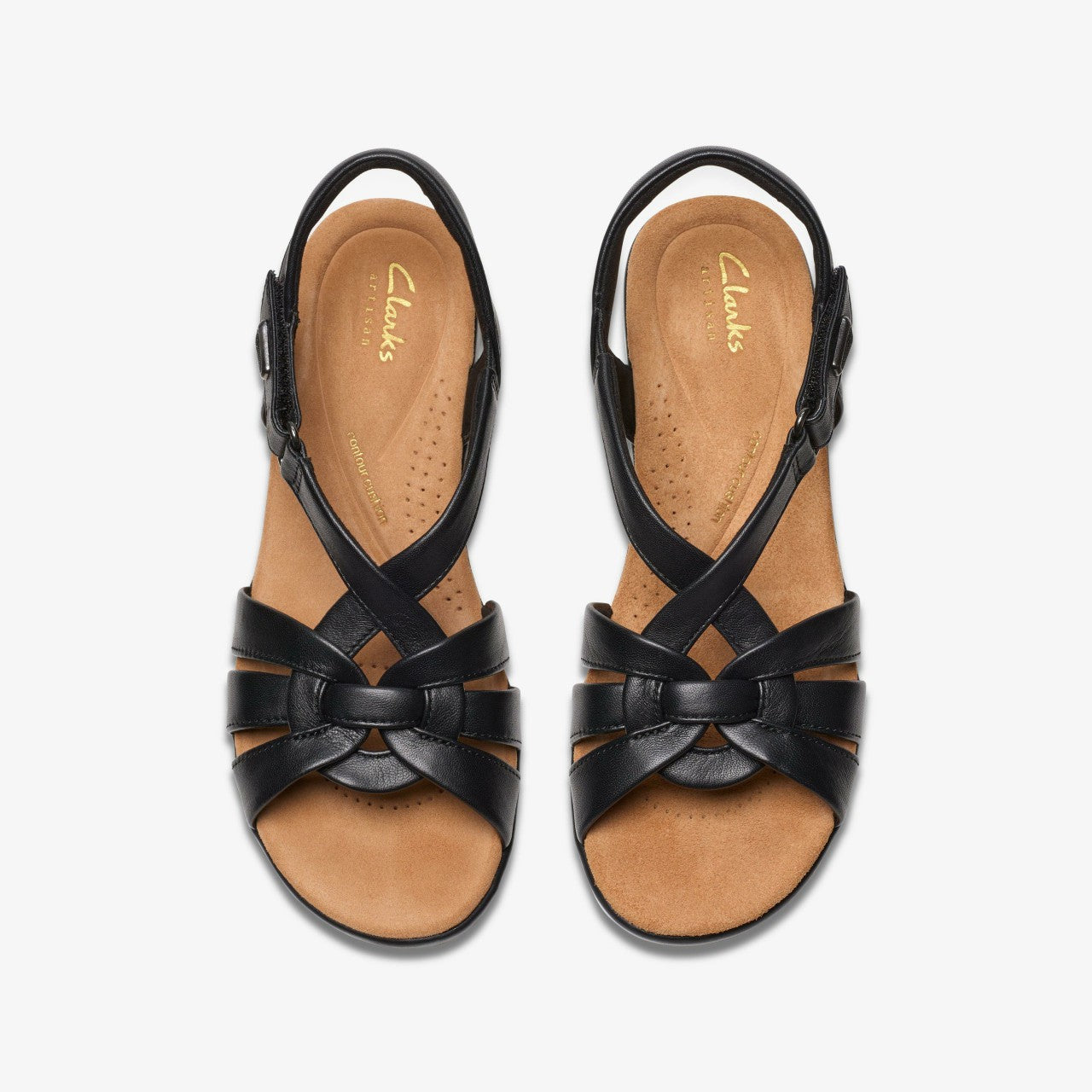 Women Tuleah Cross Black Leather