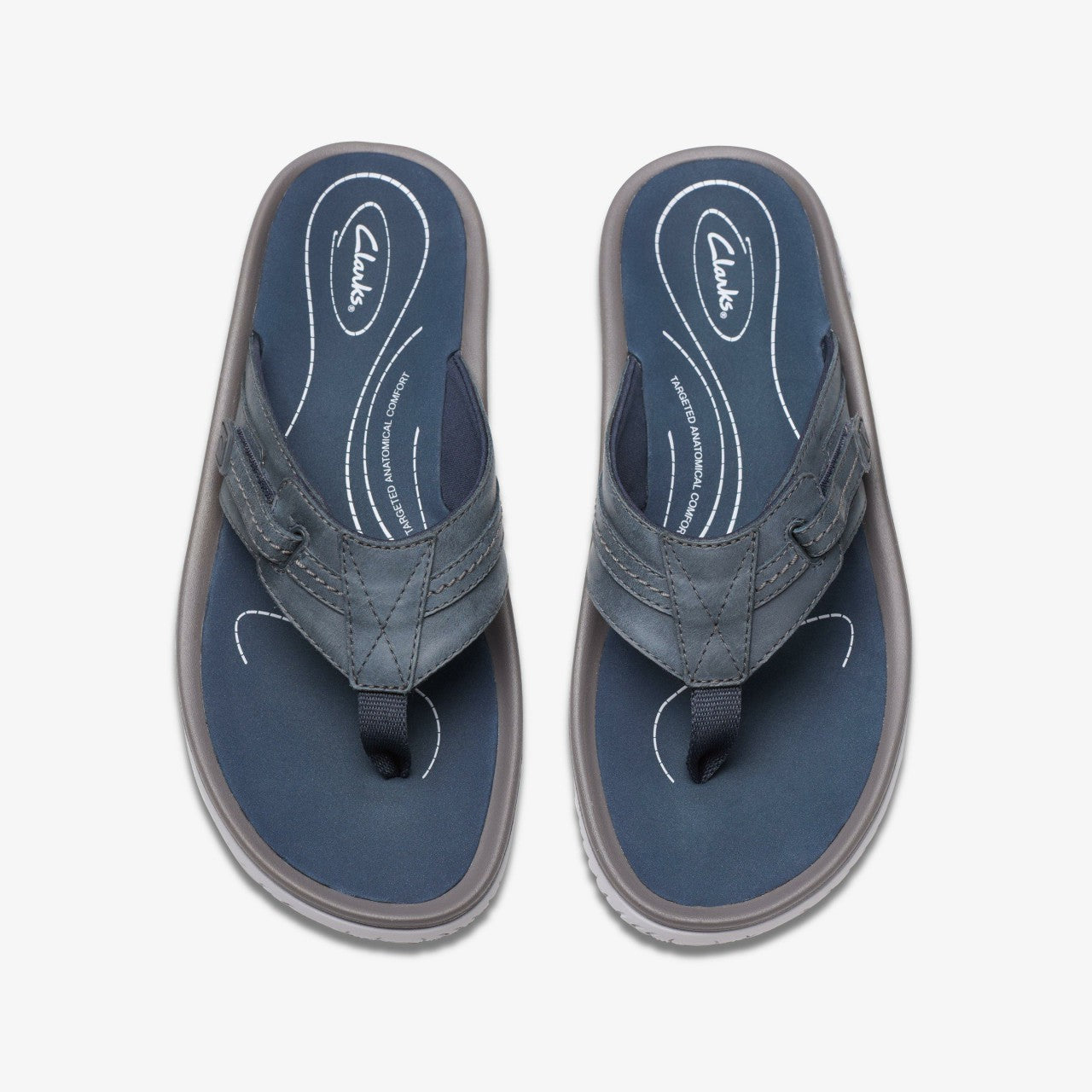 Men Wesley Sun Navy Leather