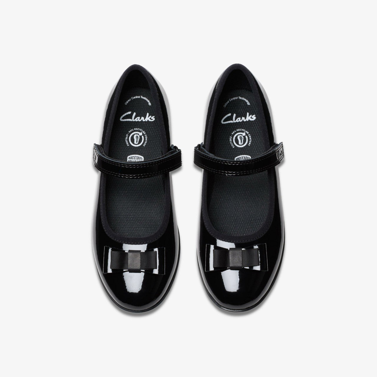 Kids Finja Tap Older Black Patent