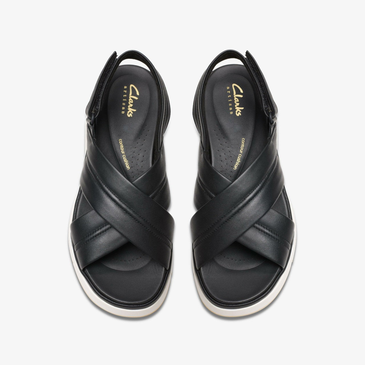 Women Tuscan Cross Black Leather