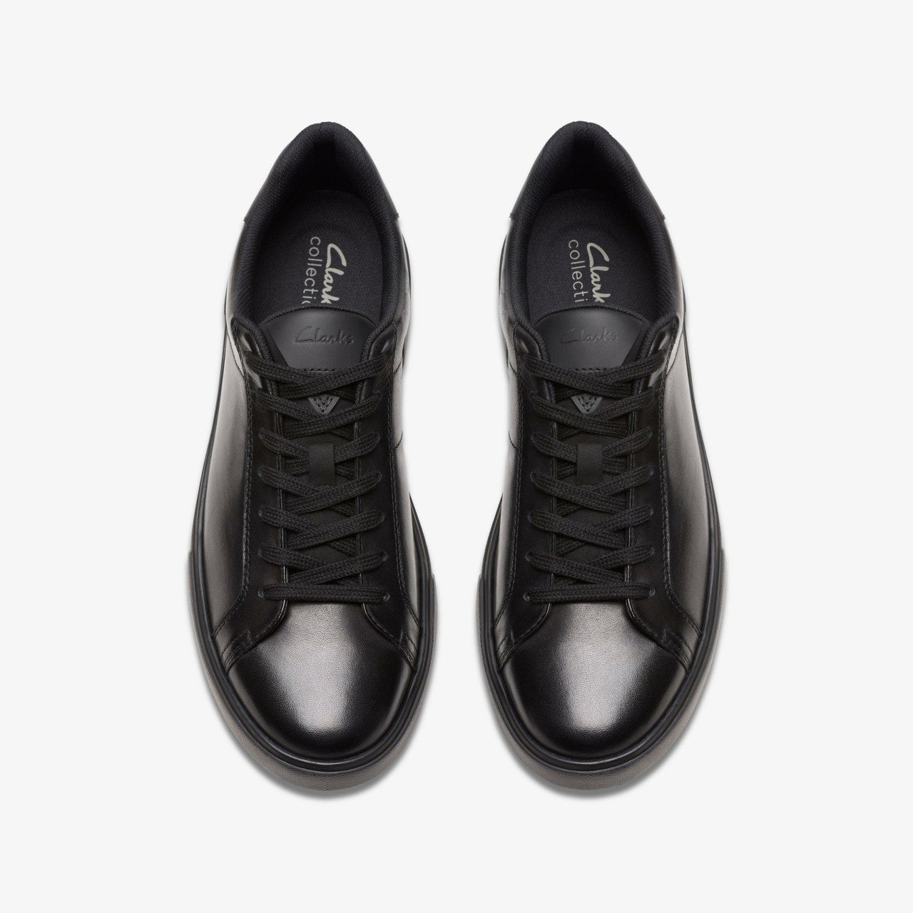 Men Romsey Lace Black Leather