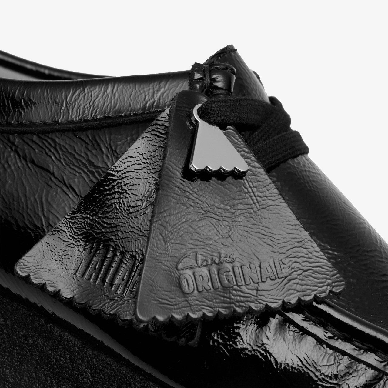 Women Wallabee Black Patent
