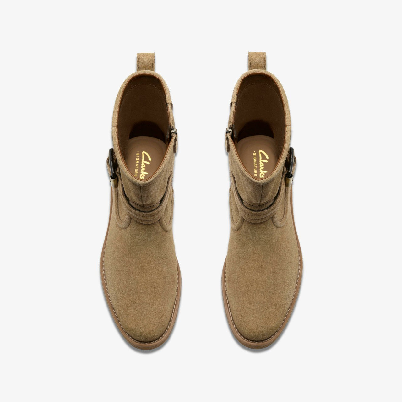 Women Nella Mid Dark Sand Suede