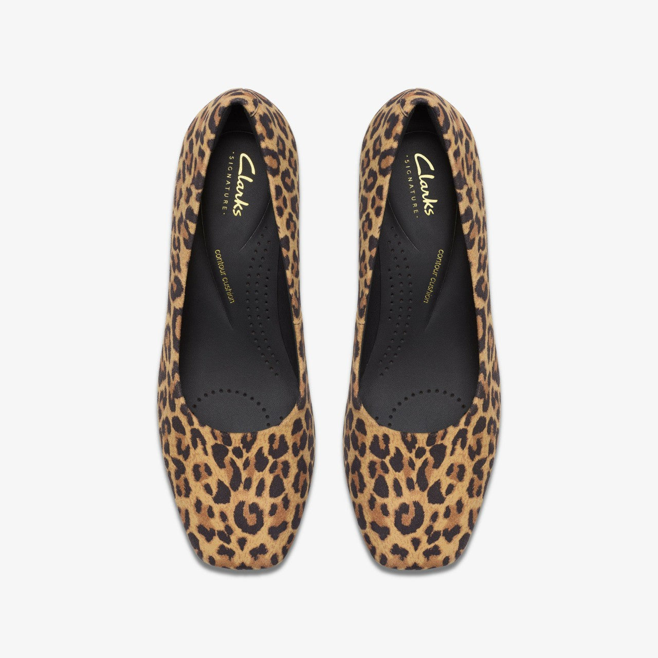 Women Fernie Court Leopard Suede