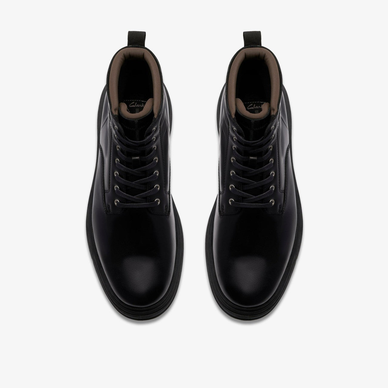 Men Badbury Hi Waterproof Black Warmlined Leather