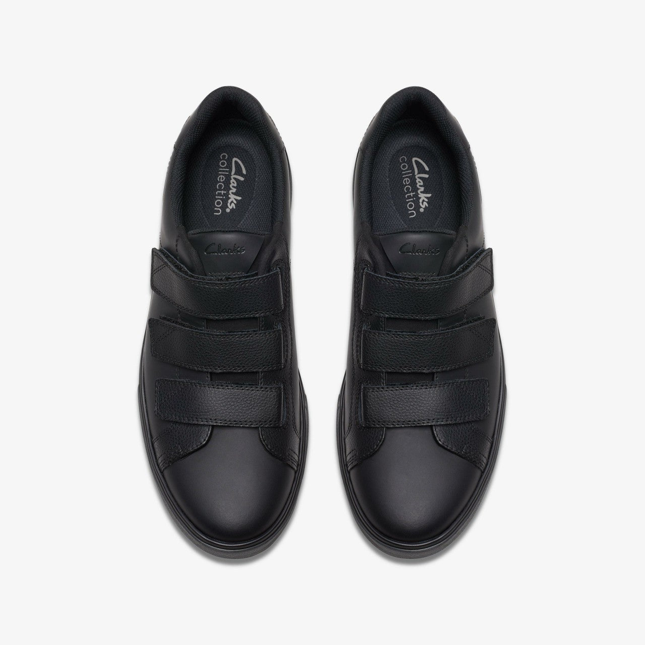 Men Romsey Strap Black Leather