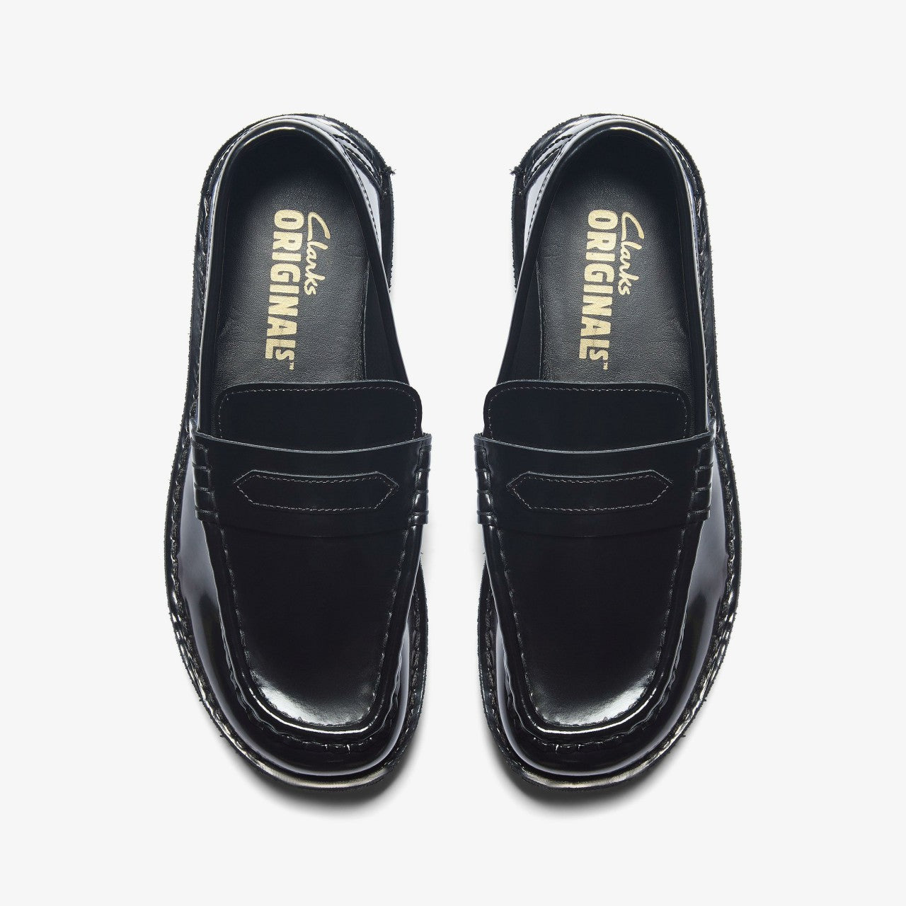 Women Nomad Loafer Black Patent