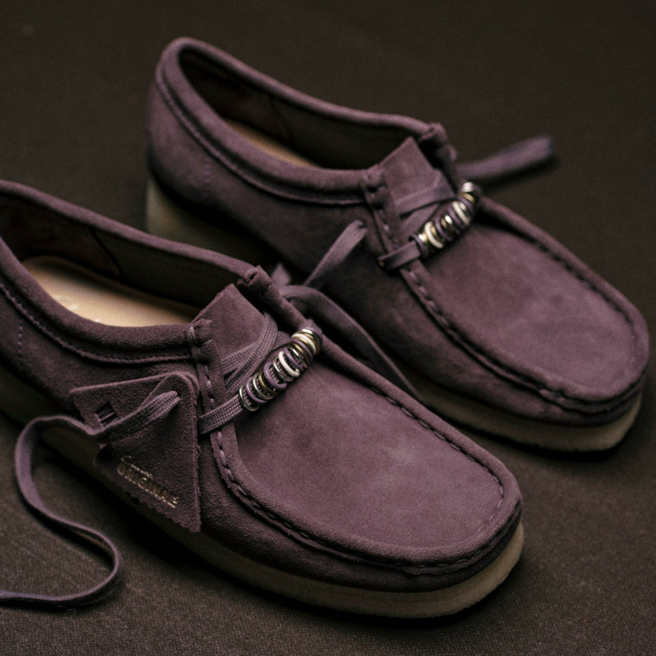 Women Wallabee Plum Suede