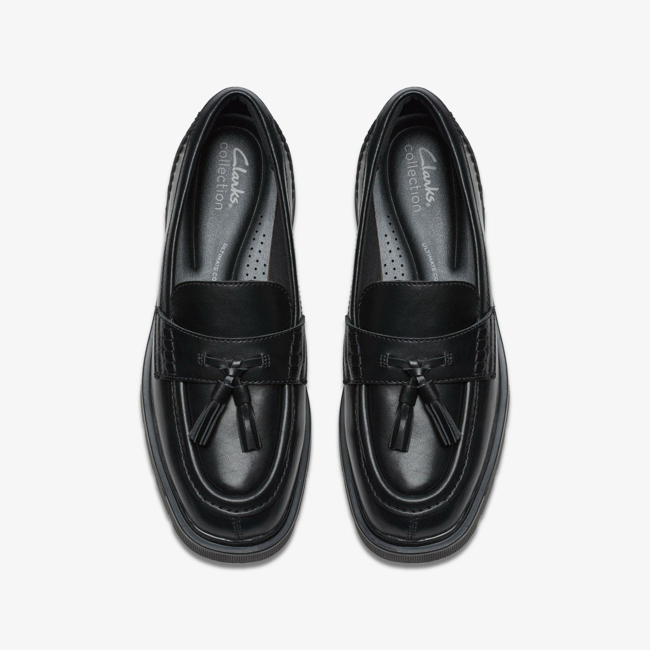 Women Lauryl Tassel Black Leather