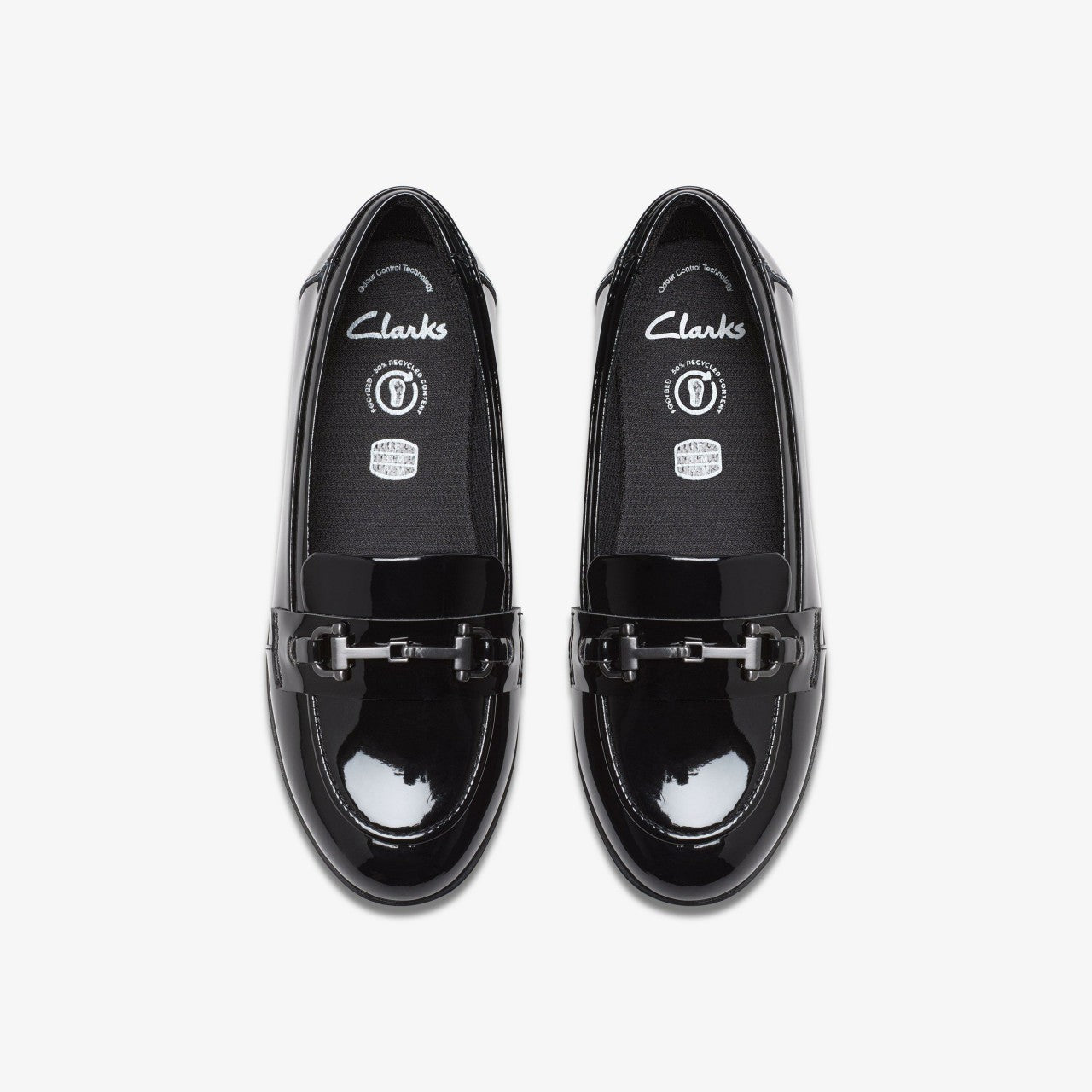 Kids Finja Loafer Older Black Patent