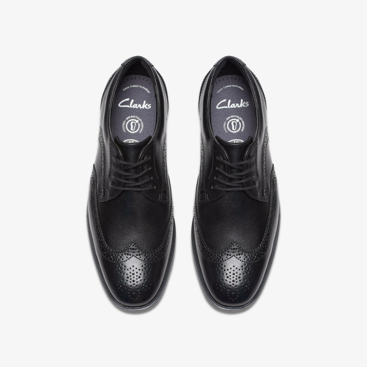 Kids Jonwin Wing Youth Black Leather