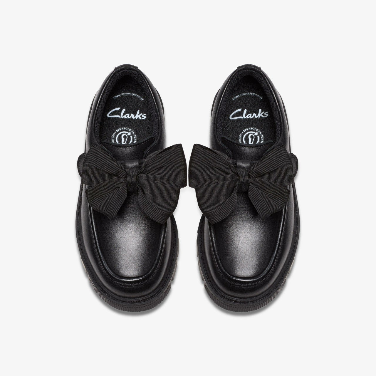 Kids Lorcam Bow Kid Black Leather