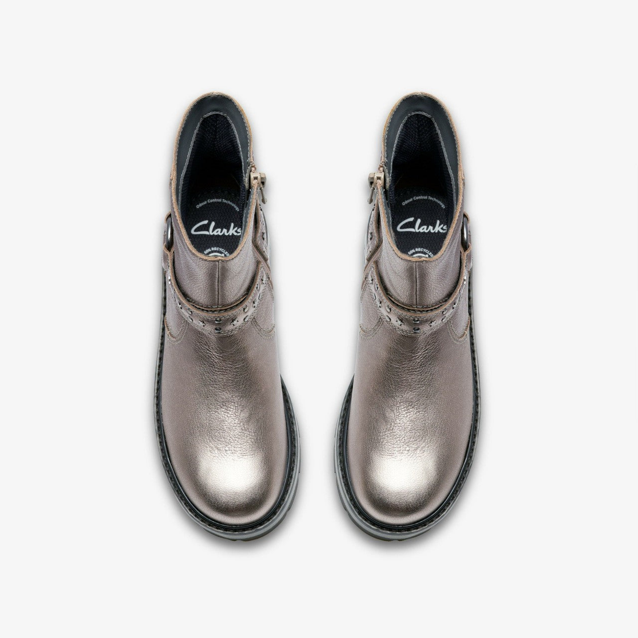 Kids Prague Shine Kid Pewter Metallic