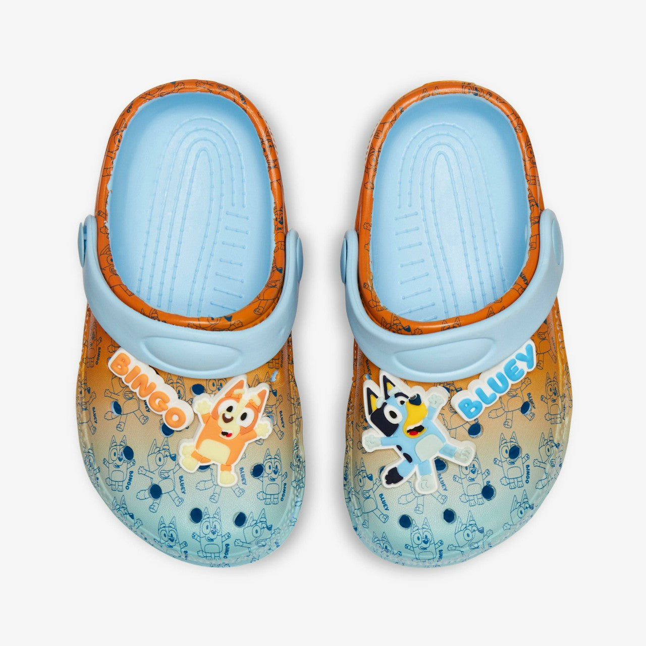 Kids Bluey Fade Clog Kid Blue Combination