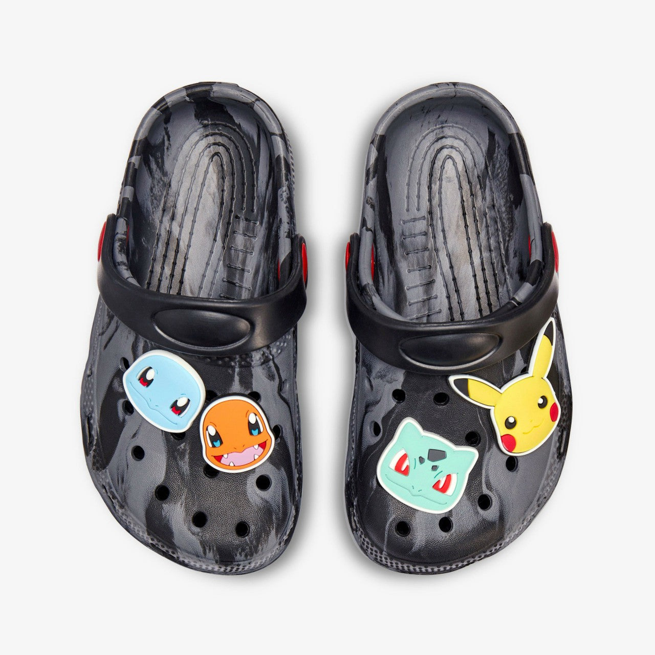 Kids Poke Badge Clog Kid Grey Combination