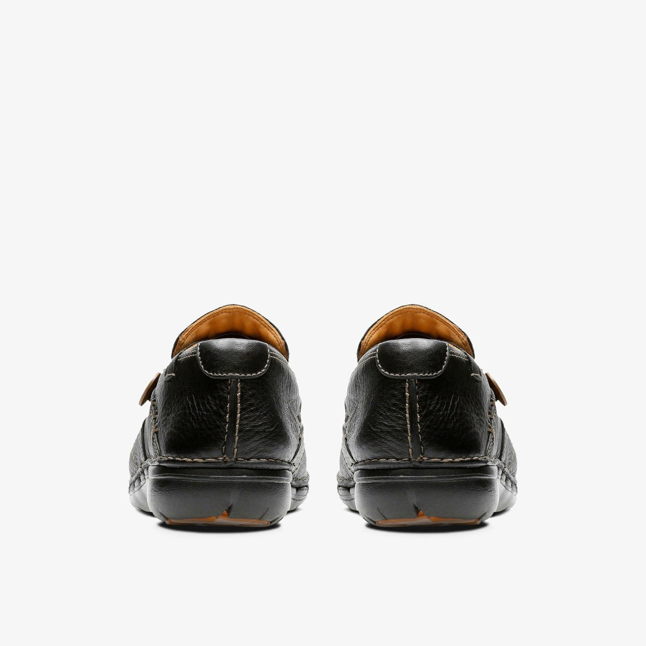 Women Un Loop Black Leather