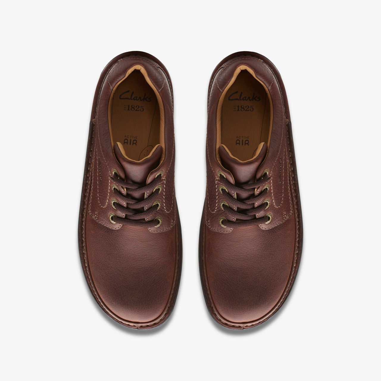 Men Nature Three Mahogany Leather