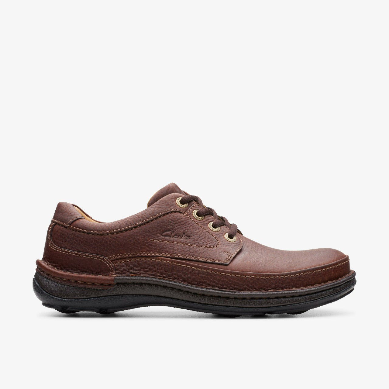 Men Nature Three Mahogany Leather