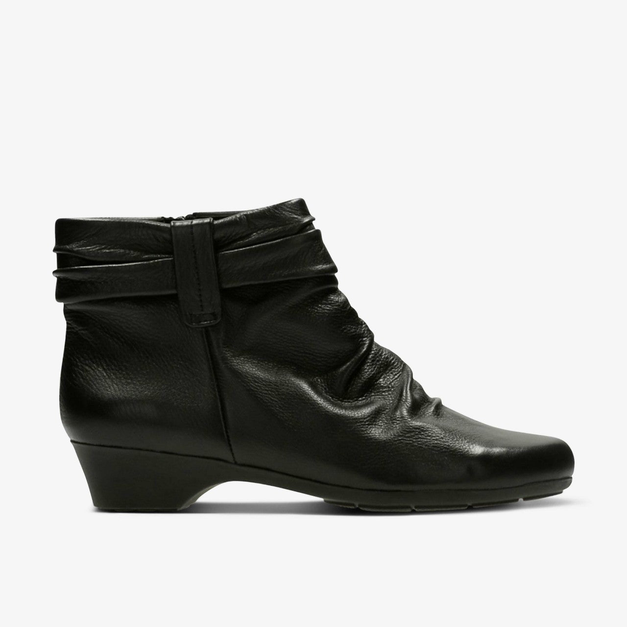 Women Matron Ella Ankle Boot Black Leather