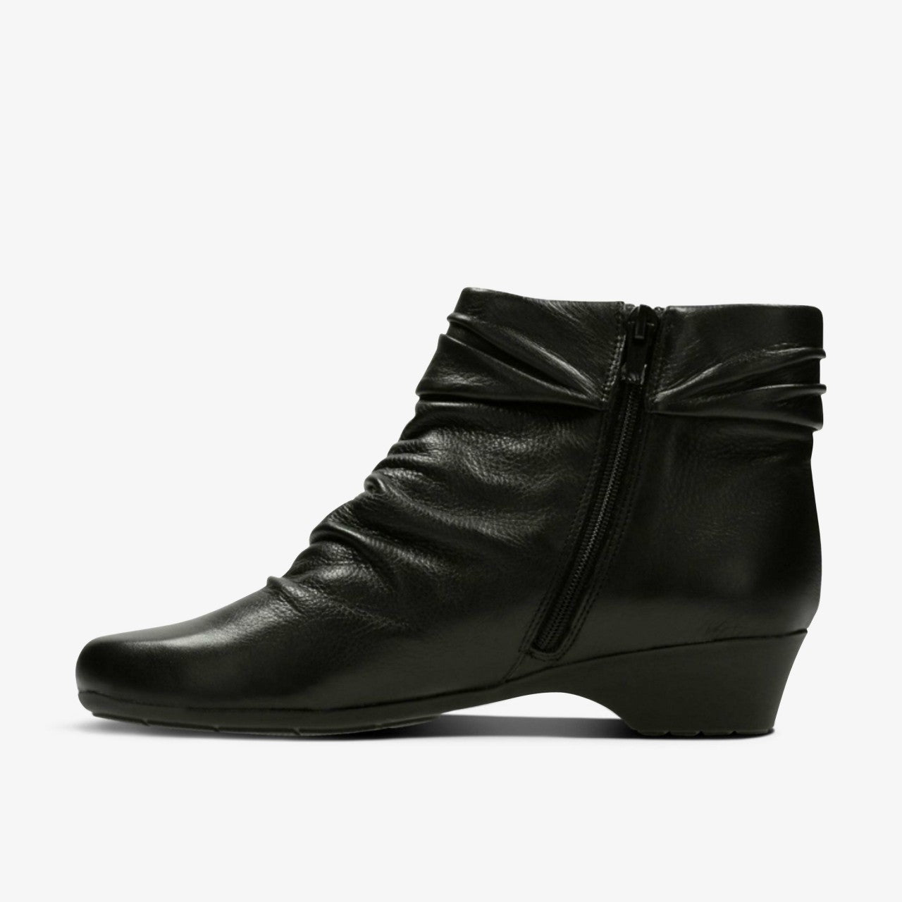Women Matron Ella Ankle Boot Black Leather