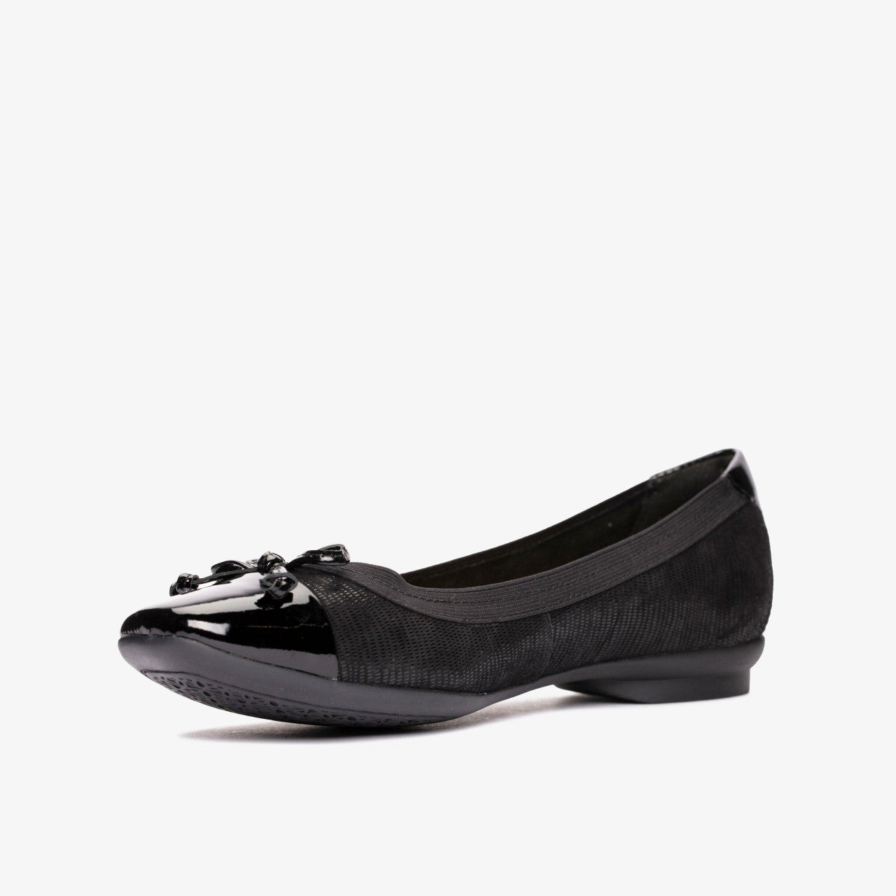 Women Candra Glow Black Suede