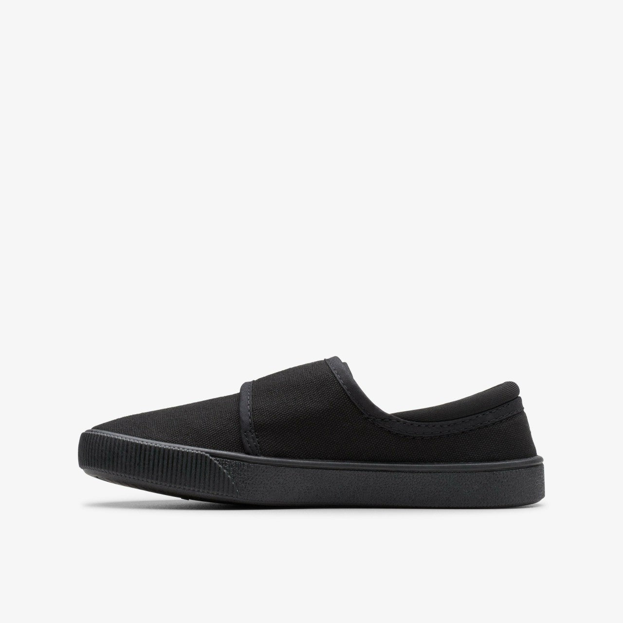 Kids Hopper Run Black Fabric