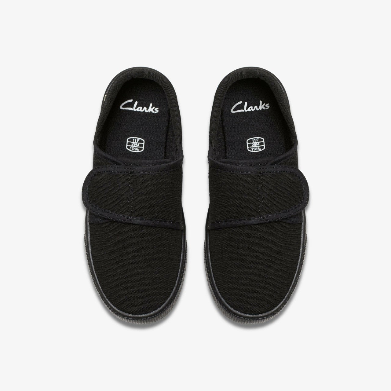 Kids Hopper Run Black Fabric