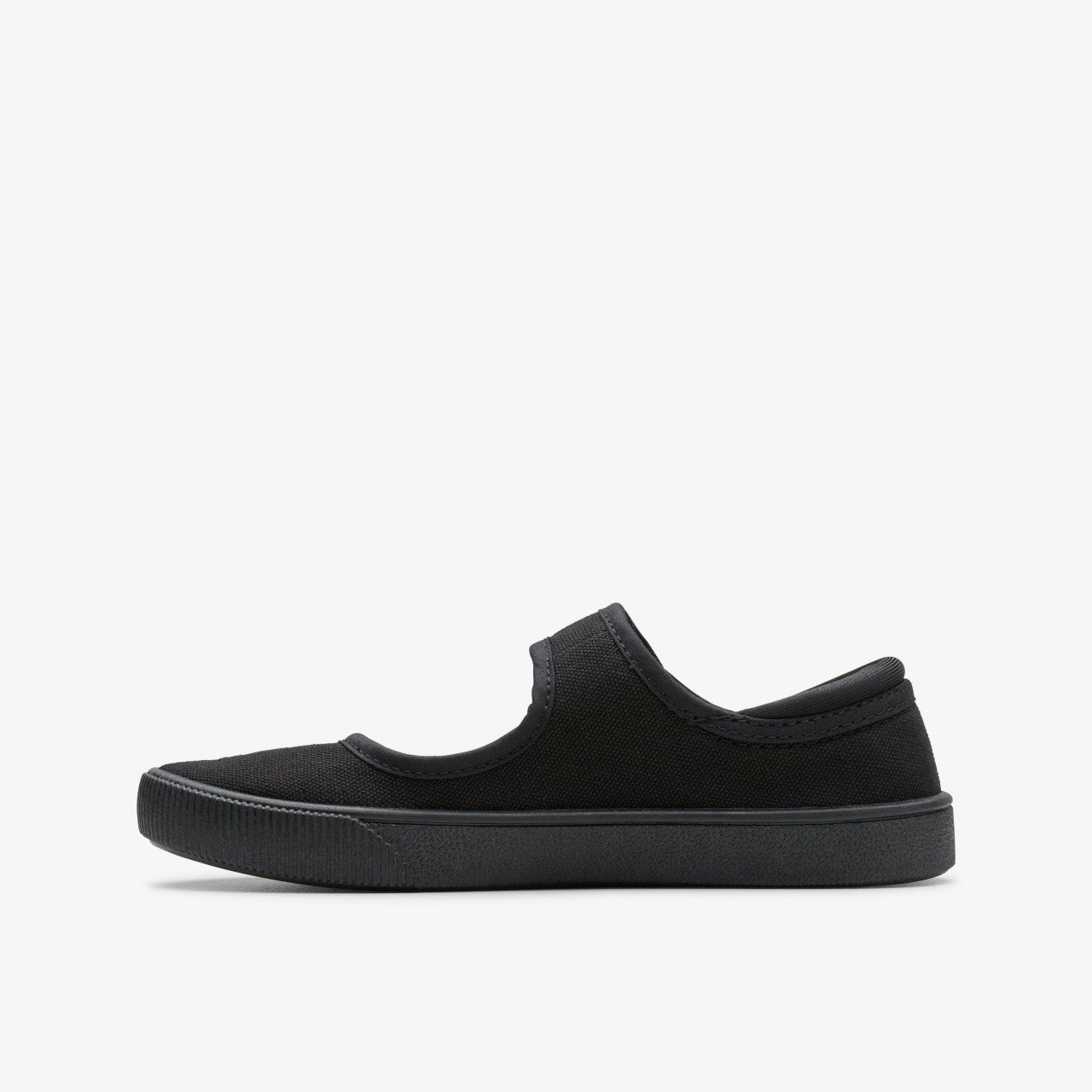 Kids Hopper Go Black Fabric