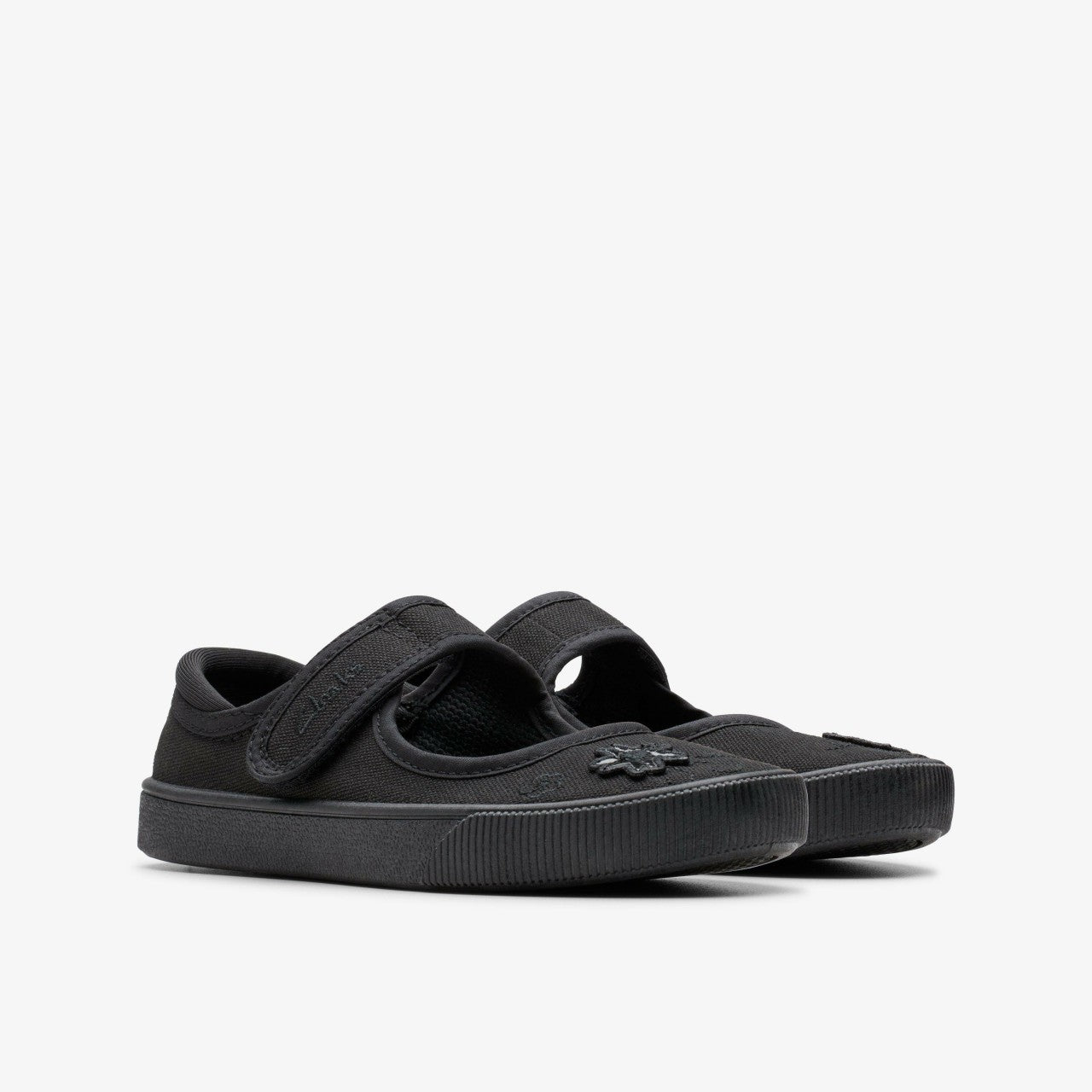 Kids Hopper Go Black Fabric