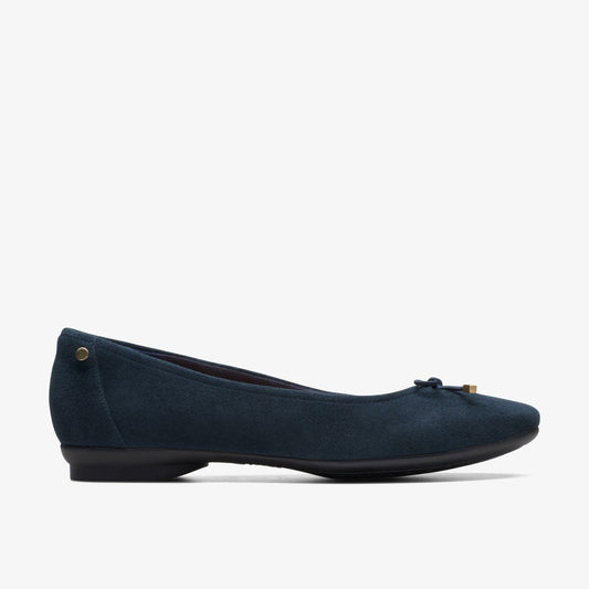 Women Candra Light Navy Suede