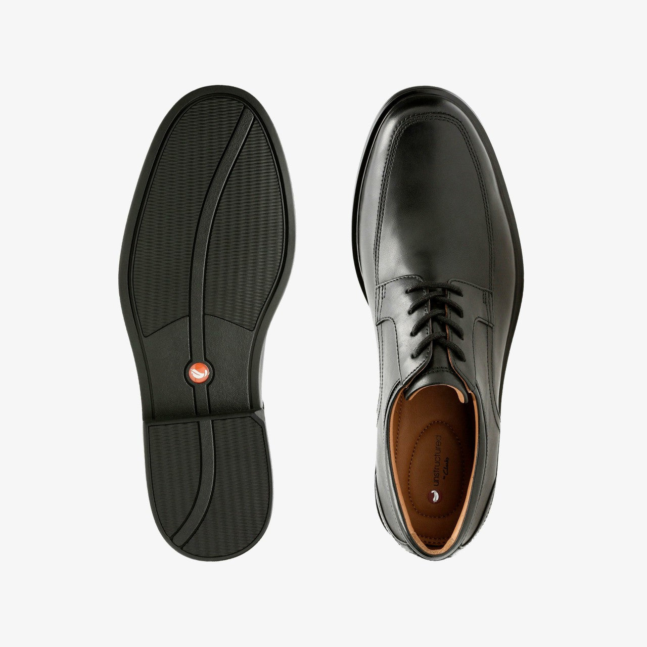 Men Un Aldric Park Black Leather
