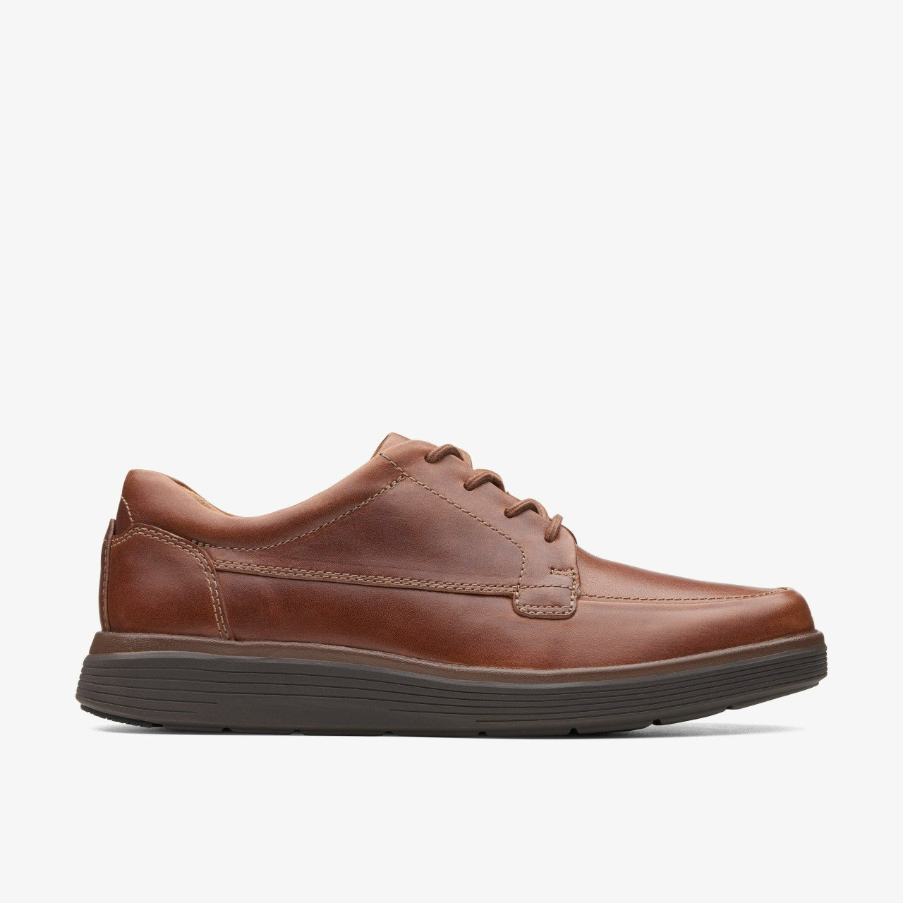 Men Un Abode Ease Dark Tan Leather
