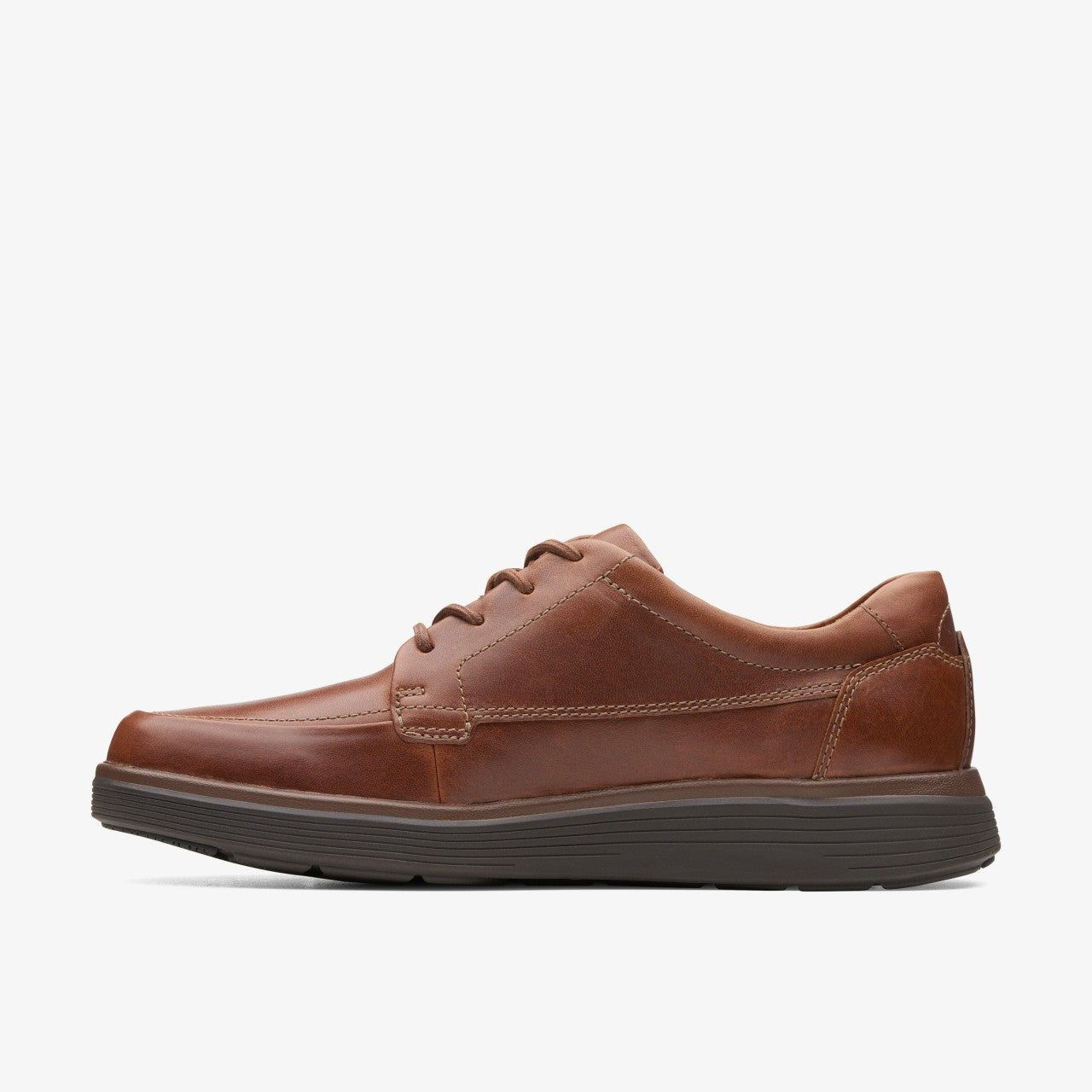Men Un Abode Ease Dark Tan Leather