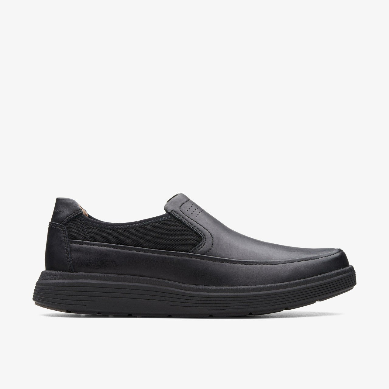 Men Un Abode Go Loafer Black Leather