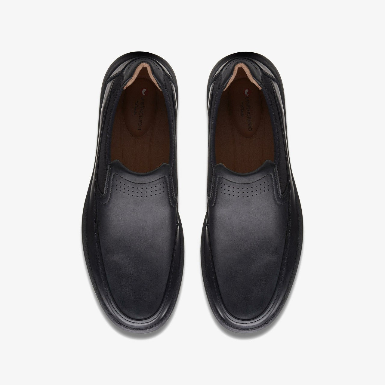 Men Un Abode Go Loafer Black Leather